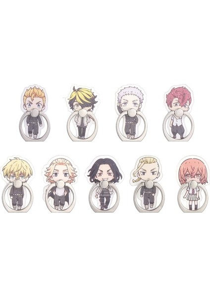 H16 Stili Anime Tokyo Revengers Yüzük Tokası Karikatür Akrilik Baskı Dekoratif Telefon Tutacağı (Yurt Dışından) modelleri