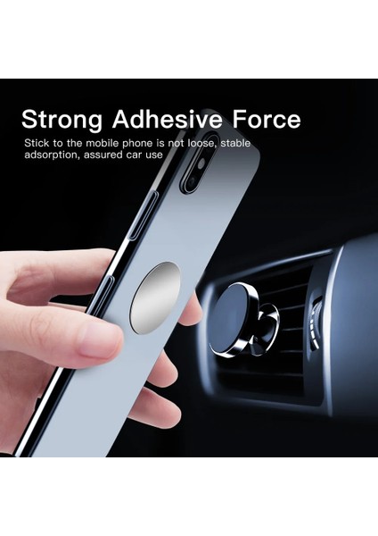 1 Adet Yuvarlak 30MM Tarzı Araç Telefon Tutacağı Metal Plaka Manyetik Tutucu Yuvarlak Kare Sticker Mobil Tablet Için Sac Demir Mıknatıs Disk Masası Araba Standı (Yurt Dışından)