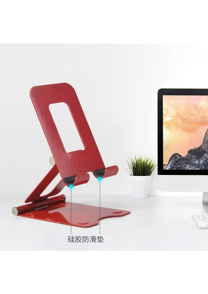 Beyaz Plastik Tip Stili Metal Telefon Tutucu Standı Ayarlanabilir Taşınabilir Katlanabilir Alaşım Tablet IPhone IPad Için Standı Masa Masaüstü Destek Braketi (Yurt Dışından) fırsatları