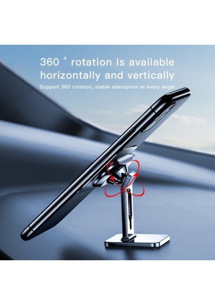 Siyah Stil Stonego 360 ° Döndürme Manyetik Araç Telefonu Tutucu Standı Evrensel Düz Yapışkan Pano Tutacağı (Yurt Dışından) fırsatları