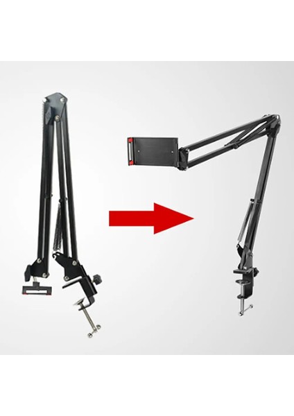 Stil 2 Beyaz Stil Yeni Esnek Hareketli Telefon Standı Uzun Ar Derece Dağı Cep Telefonu Tablet Tutucu Yatak Masaüstü Tablet Dağı Için Standı (Yurt Dışından)