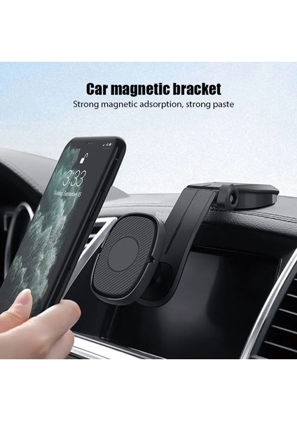 Gök Mavisi Tarzı Arabada Manyetik Telefon Tutucu Mıknatıs Braketi Merkez Konsolda Montaj Araç Telefonu Tutacağı Güçlü Manyetizma Evrensel iPhone Redmi Için (Yurt Dışından) fiyatları