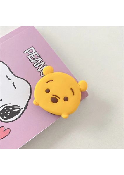 L Tarzı Cep Telefonu Aksesuarları Telefon Soket Braketi 3D Karikatür Hava Yastığı Montaj Telefon Kılıfı Için Telefon Arka Parmak Telefon Tutucu Telefon Standı (Yurt Dışından)