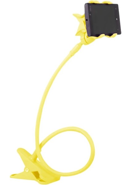 No.5 Tarzı Evrensel Telefon Tutucu Esnek Dudaklı Cep Cep Telefonu Tutucu Tembel Yatak Masaüstü Braketi Montaj Standı Standı Taban Braketi (Yurt Dışından)