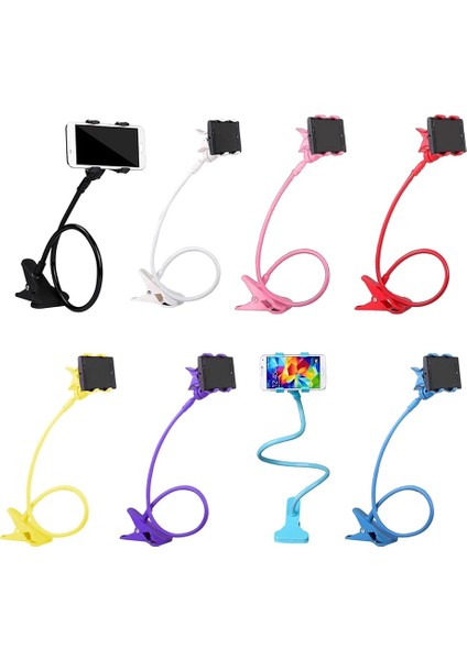 No.5 Tarzı Evrensel Telefon Tutucu Esnek Dudaklı Cep Cep Telefonu Tutucu Tembel Yatak Masaüstü Braketi Montaj Standı Standı Taban Braketi (Yurt Dışından) indirimleri