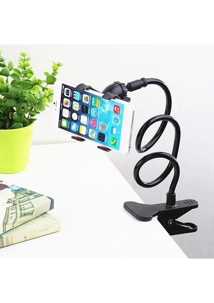 Pembe Tarzı 1 Adet Yeni Cep Telefonu Gooseneck Standı Tutucu Stentler Esnek Yatak Masa Masa Telefon Için Klip Braketi Esnek Tutucu Evrensel (Yurt Dışından) fiyatları