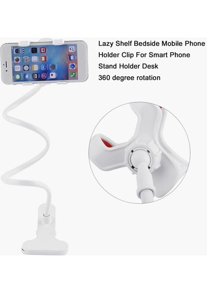 Pembe Tarzı 1 Adet Yeni Cep Telefonu Gooseneck Standı Tutucu Stentler Esnek Yatak Masa Masa Telefon Için Klip Braketi Esnek Tutucu Evrensel (Yurt Dışından) indirimleri