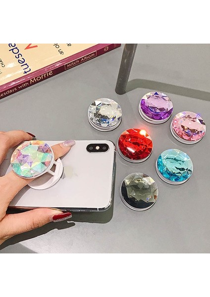 3DM02 Stili 3D Elmas Evrensel Telefon Tutucu Tablet Standı Tutucu Telefon Yüzük Standı Katlanabilir Cep Telefonu Tutucu Standı Kavrama Tutucu Soket (Yurt Dışından) fiyatları