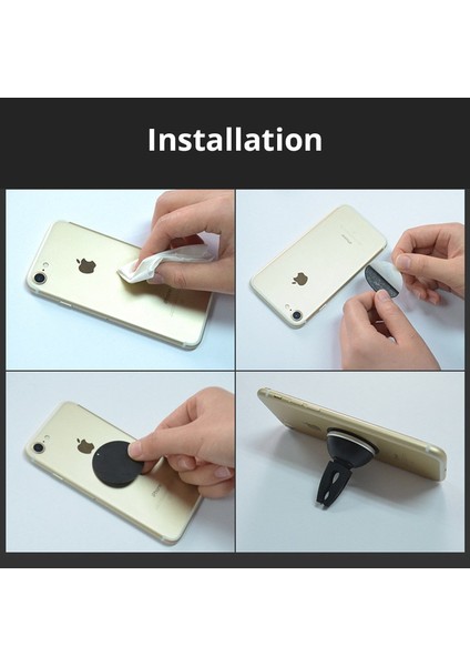 4 Adet Dikdörtgen Tarzı Evrensel Mıknatıs Tutucu Aksesuarları Yedek Metal Plaka Manyetik Araç Telefon Tutacağı Metal Plaka Demir Plaka Yapıştırıcı ile (Yurt Dışından) fırsatları