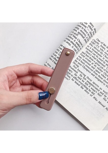 No.17 Stili 1 Adet Parmak Yüzük Telefon Tutucu Şeker Düz Renk Bilek Bandı El Bandı Parmak Kavrama Itin Çekin Evrensel Cep Telefonu Tutucu Standı (Yurt Dışından)