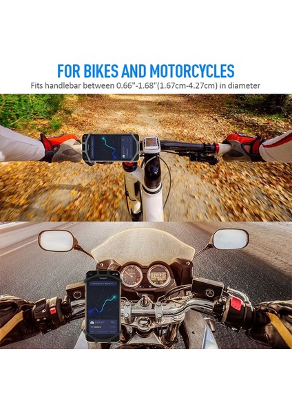 Gri Stil Evrensel Bisiklet Telefon Tutucu Motosiklet Cep Telefonu Tutucu Bisiklet Gidon iPhone Gps Cihazı Için Braket Masa Standları Standı (Yurt Dışından) modelleri