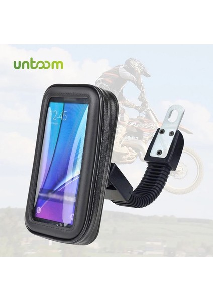 Boyut L Tarzı Untoom Motosiklet Telefon Tutucu Moto Dikiz Aynası Gidon Standı Scooter Dağı Motosiklet Su Geçirmez Çanta Desteği Cep Telefonu (Yurt Dışından) fırsatları