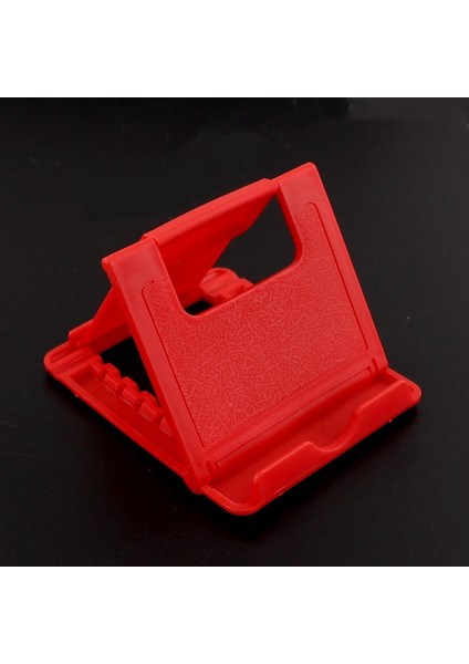 Kırmızı Stil Cep Telefonu Masa Standı 7 Renk Telefon Tutucu Tripod Plastik Ayarlanabilir Katlanabilir Evrensel Kaymaz Telefon Masa Tutucu Standı (Yurt Dışından)