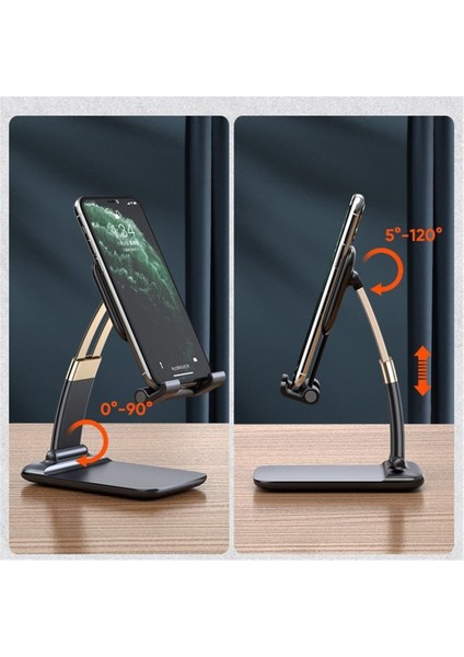 Beyaz-Shensuo Tarzı 2022 Metal Masaüstü Tablet Tutacağı Masa Hücresi Katlanabilir Uzatılabilir Destek Masası Cep Telefonu Tutacağı iPhone iPad Için Ayarlanabilir Stand (Yurt Dışından)