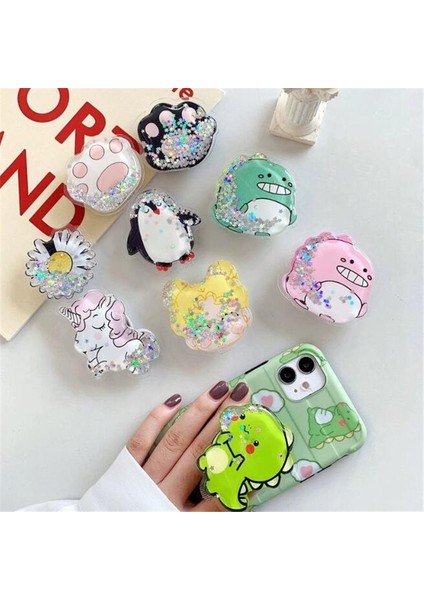 Q Stili Telefon Tutacağı Stand Bataklık Meyveleri Flamingo Yüzük Tutacağı iPhone Akıllı Telefon Için Cep Telefonu Zil Tutacağı Braket Telefon Houder (Yurt Dışından) fiyatları