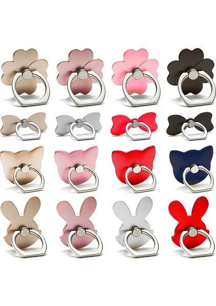 Gül Kedi Stili Parmak Yüzük Cep Telefonu Akıllı Telefon Standı Tutucu iPhone x S Plumart Telefon IPAD Mp3 Samsung Için Araç Montaj Standı (Yurt Dışından) fırsatları