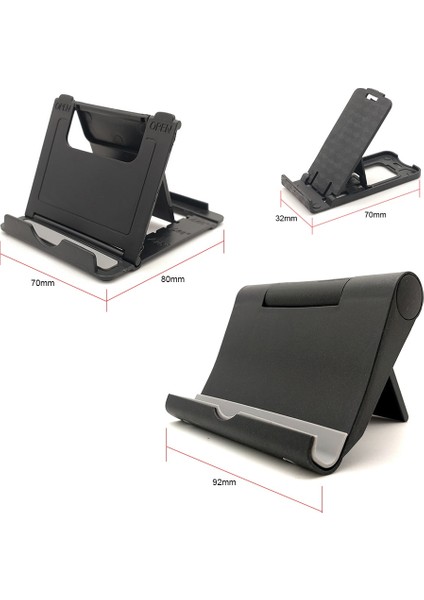 2-Mavi Tarzı Çok Renkli Cep Telefonu Tutucu Masaüstü Tablet Braketi Evrensel Ayarlanabilir Katlanabilir Telefon Cep Telefonu Aksesuarları Için Standı (Yurt Dışından) modelleri