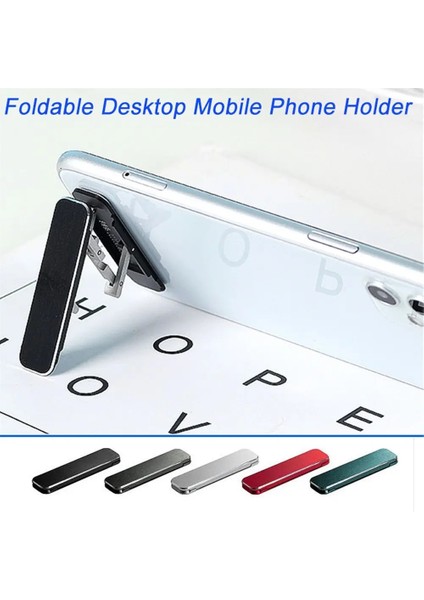 Kırmızı Stil Evrensel Mini Cep Telefonu Standı Alüminyum Alaşımlı Ayarlanabilir Açı Geri Yapıştırılmış Soket Braketi Katlanabilir Cep Telefonu Standı (Yurt Dışından) fırsatları