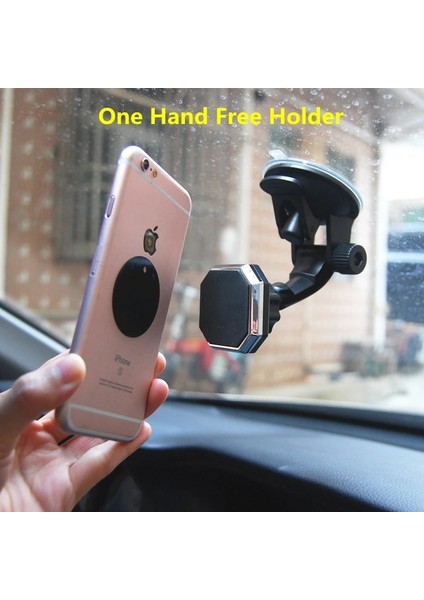 Üçgen Tarzı 360 Dönebilen Manyetik Araç Telefonu Tutacağı Araç Tutacağı Mıknatıs Ön Cam Araç Telefonu Tutacağı Gps Standı Ekranı Elinizi Serbest Bırakın (Yurt Dışından) fırsatları