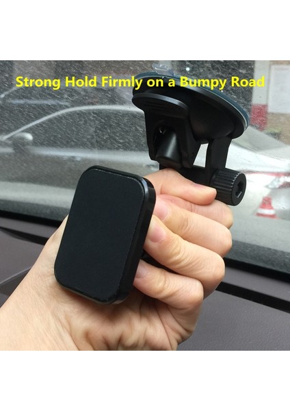 Üçgen Tarzı 360 Dönebilen Manyetik Araç Telefonu Tutacağı Araç Tutacağı Mıknatıs Ön Cam Araç Telefonu Tutacağı Gps Standı Ekranı Elinizi Serbest Bırakın (Yurt Dışından) indirimleri