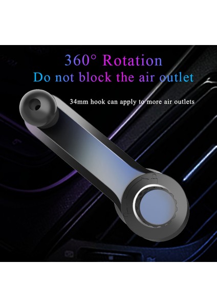 Siyah 1 Stil Araba Havalandırma Klipsi Evrensel Araç Telefonu Tutucu Için Top Kafa Yerçekimi Standı Braketi Manyetik Destek Mobil Araç Adaptörü Tutucu (Yurt Dışından) fırsatları