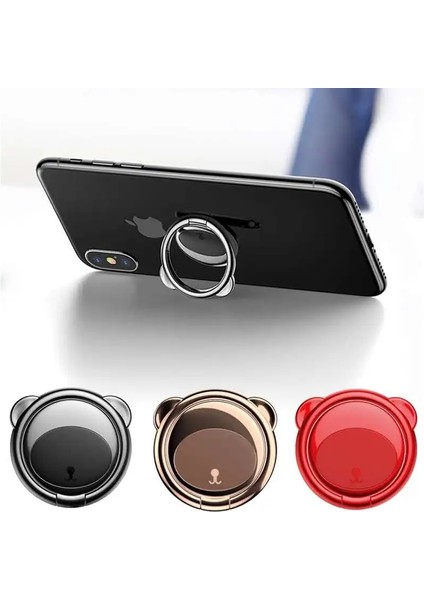 Luowen Jin Tarzı Lüks Telefon Tutucu Parmak Yüzük Akıllı Telefon 360 Derece Dönebilen Mıknatıs Metal Manyetik Akıllı Telefon Standı Için Dönebilen (Yurt Dışından)