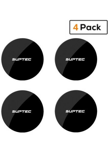 Stickery-4 Paket Stili Supteack Metal Plaka Disk Manyetik Araç Tutucu Için Demir Levhalar Sticker Mıknatıs Cep Telefonu Tutucu Araba Hava Montaj Standı (Yurt Dışından)