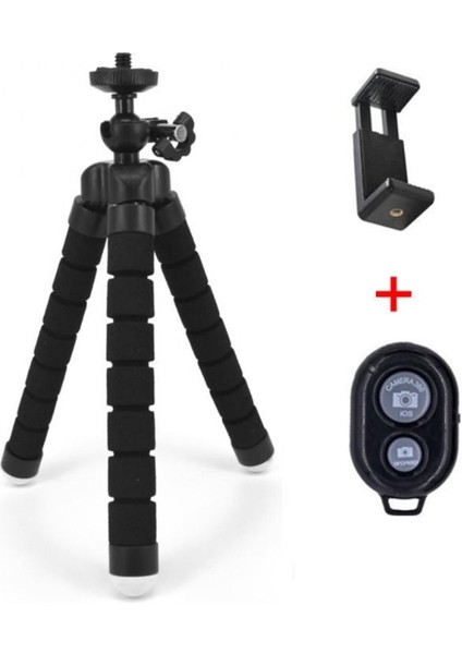 Siyah Stil Evrensel Mini Cep Telefonu Tripod Standı Kavrama Tutucu Montaj Telefon Kamerası Mini Tripodlar Telefon Cep Tripod Dropship Için (Yurt Dışından)
