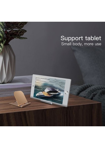 Gri Tarzı Accezz Masaüstü Tutucu Telefon Standı Evrensel iPhone Pro 7 x iPad Huawei Destek Braketi 180 Derece Ayarlanabilir Tablet (Yurt Dışından) fırsatları