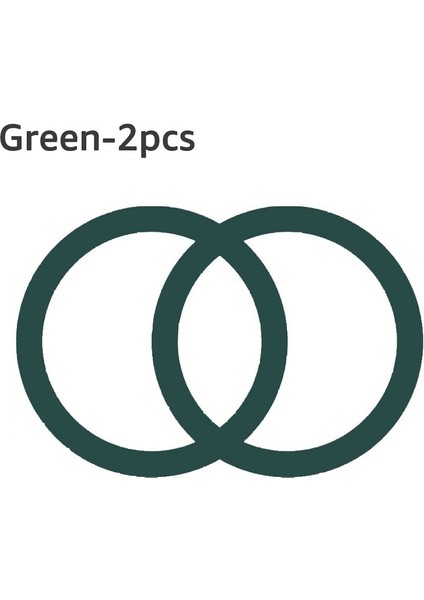 Yeşil Stil Magsafe Için Kablosuz Şarj Etiketi Evrensel Manyetik Araç Telefonu Tutucu Metal Halka Yuvarlak Demir Sac iPhone Pro Max Için (Yurt Dışından)