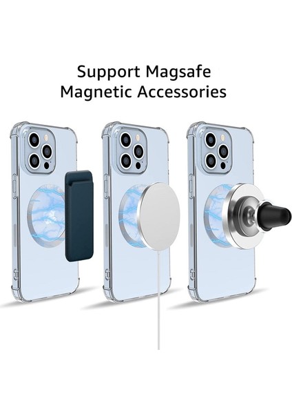 Yeşil Stil Magsafe Için Kablosuz Şarj Etiketi Evrensel Manyetik Araç Telefonu Tutucu Metal Halka Yuvarlak Demir Sac iPhone Pro Max Için (Yurt Dışından) modelleri