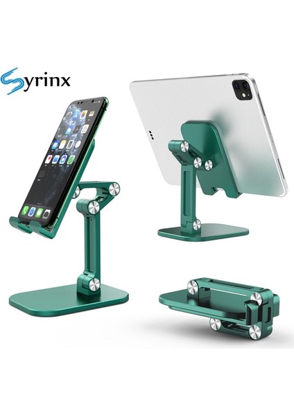 1 Adet Siyah Stil Üç Bölüm Katlanabilir Masa Cep Telefonu Tutucu iPhone iPad Tablet Için Esnek Masa Masaüstü Ayarlanabilir Hücre Akıllı Telefon Standı (Yurt Dışından) fiyatları