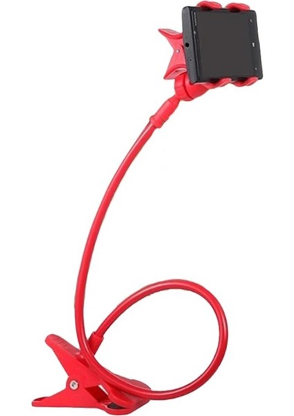 No.4 Tarzı Evrensel Telefon Tutucu Esnek Dudaklı Cep Cep Telefonu Tutucu Tembel Yatak Masaüstü Braketi Montaj Standı Standı Taban Braketi (Yurt Dışından)