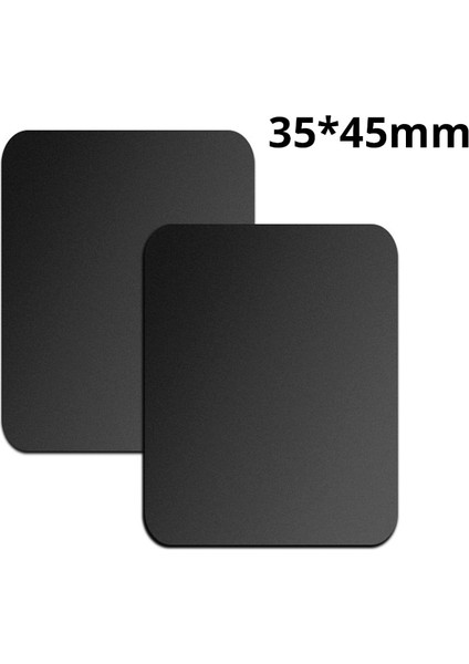 2 Adet Siyah 35X45MM Stili Manyetik Disk Telefon Standı Mıknatıs Metal Plaka Araç Telefon Tutacağı Manyetik Araç Telefonu Tutucu Için Metal Plaka Demir Levhalar (Yurt Dışından)
