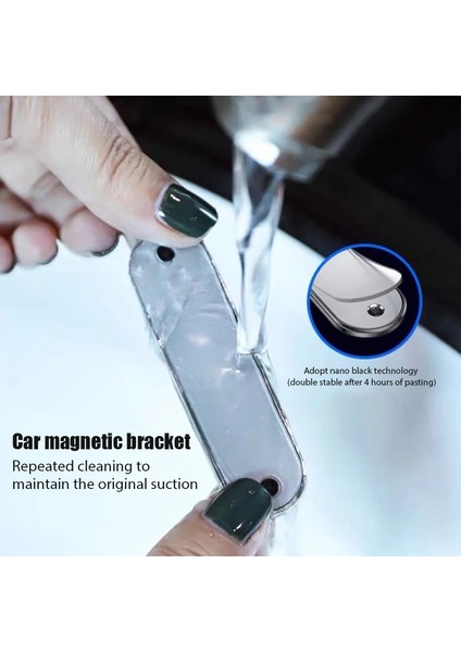 Gümüş Tutucu Stili F6 Manyetik Araç Telefon Tutacağı Metal Mini Bar Tutacağı Evrensel Güvenlik ve Çevre Koruma Araç Manyetik Telefon Tutacağı (Yurt Dışından) fırsatları