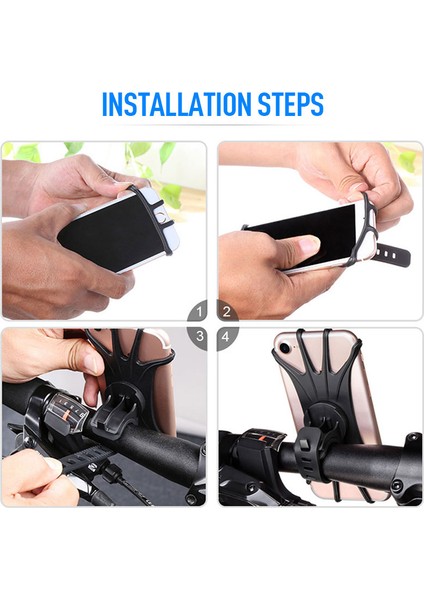 Yeşil Stil 2021 Yeni Silikon Bisiklet Telefon Tutucu Denge Araba Bisiklet Kolu Telefon Bisiklet Motosiklet Scooter Gidon Arabası Için Standı (Yurt Dışından) fiyatları