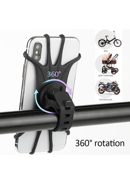 Yeşil Stil 2021 Yeni Silikon Bisiklet Telefon Tutucu Denge Araba Bisiklet Kolu Telefon Bisiklet Motosiklet Scooter Gidon Arabası Için Standı (Yurt Dışından) fırsatları