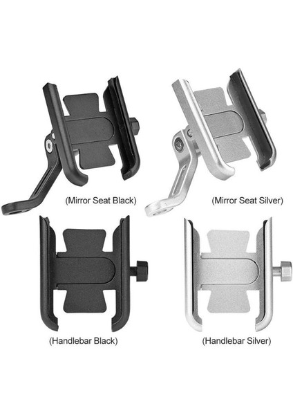 Gidon Gümüş Tarzı Evrensel Metal Bisiklet Telefon Rafı Alüminyum Alaşımlı Bisiklet Cep Telefonu Tutacağı Motosiklet Bisikleti Gidon Dağı (Yurt Dışından) fiyatları
