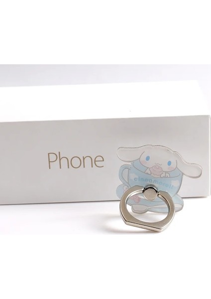 No.2 Tarzı Melody Twins Star Cep Telefonu Tutacağı Evrensel Telefon Zil Tutacağı Telefon Standı Parmak Yüzük Tutacağı Masalar iPhone Için Destek (Yurt Dışından)