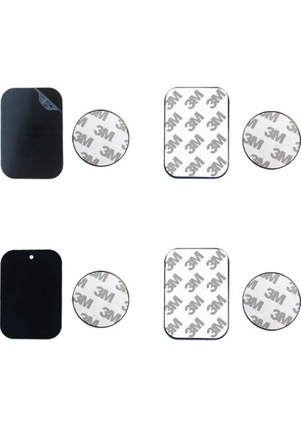 2 Kare 2 Tur Stili Metal Plaka Disk Mıknatıs Araç Telefonu Tutacağı Demir Levha Etiket Manyetik Cep Telefonu Tutacağı Araç Standı Montajı (Yurt Dışından) indirimleri