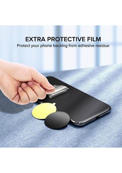 Metal Plaka Stili Zsuxtcalüminyum Alaşım Uzun Boylu Manyetik Araç Telefonu Tutucu Çift 360 Döndürme Topu Pano Montaj Standı Braketi Mobil Tutucu Standı (Yurt Dışından) indirimleri