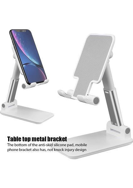 No.2 Tarzı Taşınabilir Masaüstü Katlanır Kaldırma Braketi Cep Telefonu Standı Masaüstü Tutucu Masa Masası Telefon Tablet Için Taşınabilir (Yurt Dışından) fırsatları