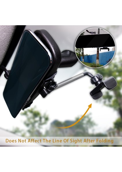 Siyah Stil 2022 Sıcak Ar Dikiz Aynası Montaj Telefon Tutucu iPhone 13 Için Ayarlanabilir Destek Gps Koltuk Akıllı Telefon Araç Telefonu Tutucu Standı (Yurt Dışından) fırsatları