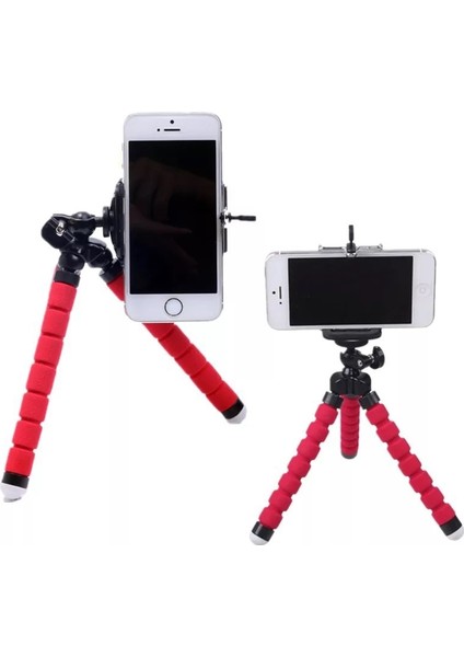Beyaz Stil Sünger Ahtapot Telefon Standı Tutucu Esnek Tripod Canlı Akış Tembel Deformasyon Için Stand Braketi Taşınabilir Kamera Tripod (Yurt Dışından) indirimleri