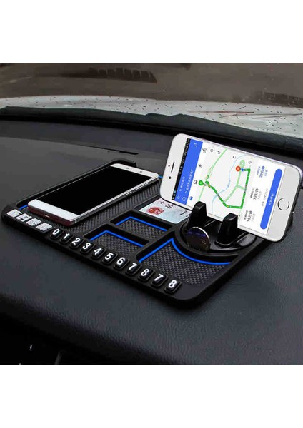 Kırmızı Stil Araç Telefonu Tutacağı Pano Kaymaz Telefon Standı Mat Oto Telefon Minderi Pvc Cep Telefonu Braketi Navigasyon Depolama Minderi (Yurt Dışından) indirimleri