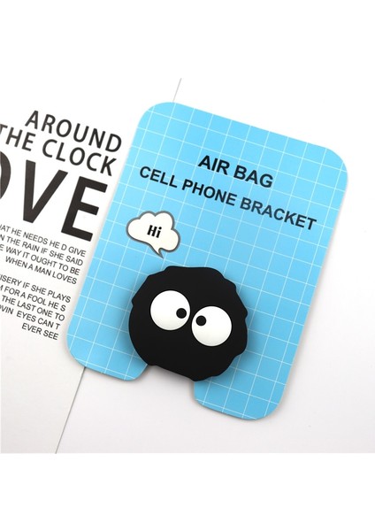Sarı Köpek Stili Lüks Sevimli Karikatür Parmak Cep Telefonu Kolu Braketi iPhone Cep Telefonu Aksesuarı Genişleyen Stand Telefon Mobil Standı (Yurt Dışından) indirimleri