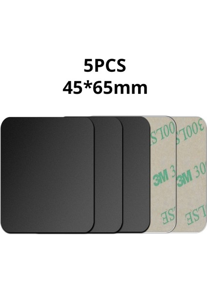 5 Adet Siyah 45X65MM Stili Lot Metal Plaka Disk Demir Sac Manyetik Araç Telefonu Tutacağı Standı Metal Plaka Mıknatıs Cep Telefonu Tutucu Montajı Için (Yurt Dışından)