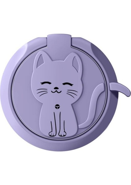H Tarzı Daire Kedi Sıvı Hissediyorum Mobil Parmak Yüzük Telefon Standı Tutucu Araba Braketi Telefon Tutucu Standı iPhone Tüm Telefon Için Suporte Celular (Yurt Dışından) indirimleri