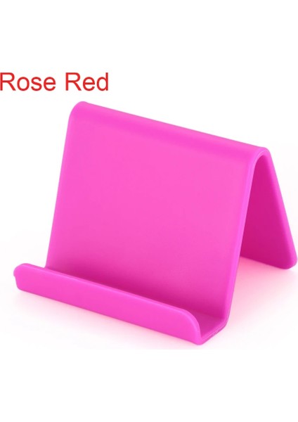 Gül Kırmızı Tarzı Şeker Renk Evrensel Mini Akıllı Telefon Masa Masa Montaj Standı Cep Cep Telefonu Tabletler Için Telefon Tutucu Braketi Tembel Braketi (Yurt Dışından)