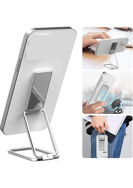Pembe Tarzı 360 Döndürme Katlanabilir Cep Telefonu Standı Geri Ultra Tonlu Zil Tutucu Masa Metal Parmak Kickstand Için Çok Açılı Taşınabilir (Yurt Dışından) modelleri